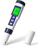 Pool Salt Tester, Digital Salt Water Pool Tester & Ph Tester, Salt Tester for Saltwater Pool, Digital Salinity Tester for Water, 5 In 1 Salinity Ph Temp EC and Tds Meter for Pool, Saltwater Aquarium