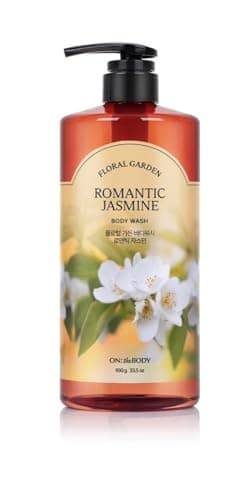 Floral Garden Romantic Jasmine Body Wash, 33.5 oz, With Pump Dispenser