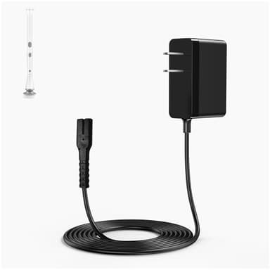 9V Adapter Compatible with LABIGO Cordless Spin Scrubber LA1 Pro Model KS-2619, for Voweek VWS211 / SP02, Homitt HM115CD / HM115CW / HM115CG HM115C Replacement 2 Prong Power Supply Cord Cable