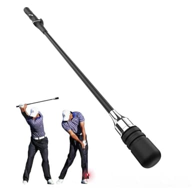 Golf Swing Speed Trainer, Golf Grip Trainer for Warm Up and Click Stick Tempo, Golf Swing Training Aid for Right Handed Golfers, Improves Flexibility, Balance & Swing Rhythm, Indoor & Outdoor Use