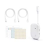 TENQIU Bedwetting Alarm for Kids – Highly Sensitive and Vibrant Pee Alarm for Boys, with Dual Modes and Strong Vibration, White