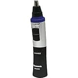 Panasonic Nose Hair Trimmer and Ear Hair Trimmer ER-GN30-K, Men's Wet/Dry Trimmer with Vortex Cleaning System, Battery-Operated