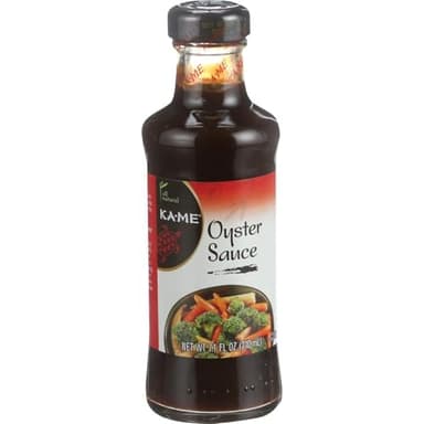 KA-ME Oyster Sauce 7.0 oz, Authentic Asian Ingredients and Flavors, Certified , No Preservatives/MSG, For Marinade, Dipping & Cooking BBQ, Meats, Seafood & Vegetables and Many