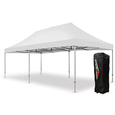 Extreme Canopy Commercial Heavy Duty Aluminum Instant Popup Canopy Tent (White, 13ft x 26ft)