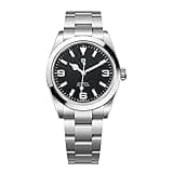 Pagani Design Watches for Men Automatic Diver Watch Sapphire Glass Stainless Steel 40MM Waterproof Wrist Watch (Black-1)