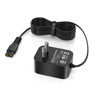 KWRNVO 9V Charger for LABIGO/Voweek/Khelfer/Homitt Electric Spin Scrubber Power Cord 5.9FT, 2 Prong