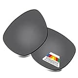 Bwake Replacement Lenses for Smith Lowdown Slim 2 Sunglasses - Dark Black POLARIZED