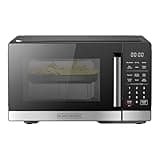 BLACK+DECKER 5-in-1 Microwave Oven with Air Fry, Combi, Bake, Roast, and Convection Cooking, 0.9 cu. ft. Countertop Microwave, Stainless Steel, 900 Watts, Child-Lock, ES9P032NA