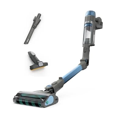 Shark PowerDetect Cordless Stick Vacuum, Powerful Suction, HEPA Filtration, Carpet & Hard Floor, Portable, Stick Vacuum for Pet Hair, Java Ice Blue, IP1255