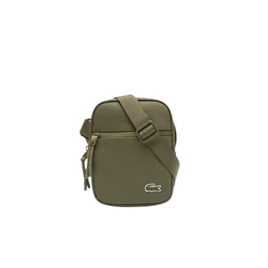 Lacoste Men's Small LCST Slimline Satchel, Ivy Green, One Size