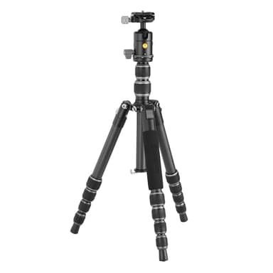 Vanguard VEO 3GO 235CB G2 Lightweight Carbon Fiber Travel Tripod with Ball Head, Smart Phone Holder, Bluetooth Remote, and Tripod Bag
