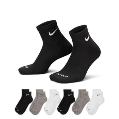 Nike Everyday Plus Cushioned Ankle Socks (6 Pairs), Medium