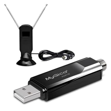 Mygica A681B USB 2.0 TV Tuner Card, ATSC HD Digital External HDTV Tuner Stick Dongle Adapter for Windows PC Computer + Laptop + Android TV - Black