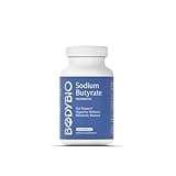 BodyBio Sodium Butyrate - Postbiotic for Gut Health, Leaky Gut Repair, Digestive Support, Bloating Relief, & Microbiome Balance - Butyric Acid Supplement for GI Wellness