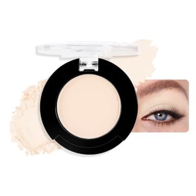HHLTOH Neutral Light Nude Beige White Single Matte Eye Shadow Palette Naked Eyeshadow Palette Makeup for Old Women de sombras de ojos Natural Vegan Eyeshadow for Eyes Long Lasting Naturing-Looking #11
