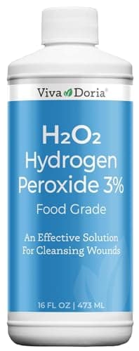 Viva Doria Hydrogen Peroxide 3 Percent, Food Grade, 3% Hydrogen Peroxide Food Grade, 16 Fluid Ounce