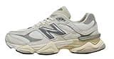 New Balance Women's 9060 Sneakers, White Grey, 9 Medium US