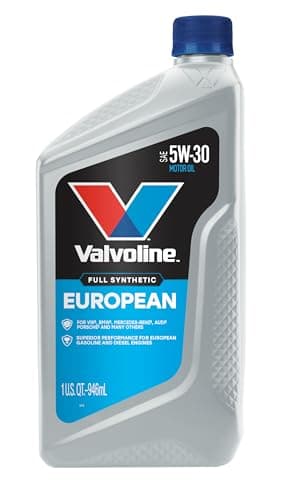 Valvoline European Vehicle Full Synthetic SAE 5W-30 Motor Oil 1 QT