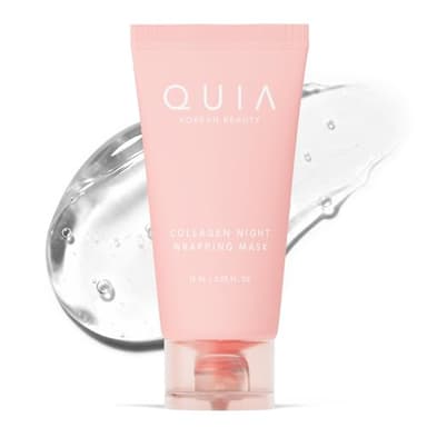 QUIA Collagen Wrapping Mask 75ml - Clinical +92% Firmer Appearance - Overnight Glass Skin Peel Off - Korean Skincare - All Skin Types - Better Than Sheet Masks