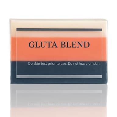 Relumins Premium 3-in-1 Glutablend Exfoliating Beauty Soap Bar Dark Spot Remover – For Smoother, Clearer, Healthier-Looking Skin – Now with Rosehips – Gentle Face & Body Cleanser 65g