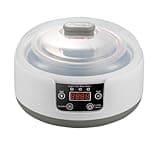 Probiotic Yogurt Maker, 1.2L Fully Automatic Yogurt Maker, Temperature Control Yogurt Maker, Probiotic Yogurt Maker with 5 Glass Bottles for Homemade Greek Yogurt, Vegan Yogurt (Basic)