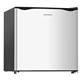 BANGSON Small Refrigerator,1.6 Cu.Ft Mini Fridge With Freezer, Reversible Single Door Mini Fridge, Compact Refrigerator For Office, Bedroom