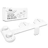 RV Bidet for Camper Toilet- Self Cleaning, Toilet Slide-in Easy Install, Adjustable Gentle Water Pressure,The Proper Distance Between Toilet Screws is 3.73-7.91 inches(White)