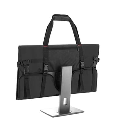 Trunab Travel Carrying Case for 27" LCD Screens and Monitors, With Padded Velvet Lining, Protective Monitor Bag Compatible With iMac* 27" and Accessories, Black (Patented Design)