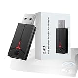 QRD 2-in-1 Wireless Adapter + Converter, USB Converter for PS5 Console, Wireless Adapter Compatible with PS5 PC Spark N5 Wireless Controller, US-BP-A3