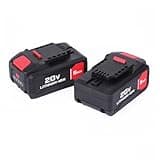 WMEXINBAO 2-Pack 20V 5.0Ah Capacity Lithium-Ion Replacement Battery Packs for Bauer 20V Cordless Tools