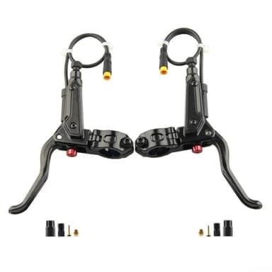 Cloudpower Hydraulic Disc Brakes, Aluminum Alloy Hydraulic Brake Lever GT267 Power Off Brake Handle 3 Pin for Ebike/Folding Bike/Scooter/Fat Bike(Right+Left)
