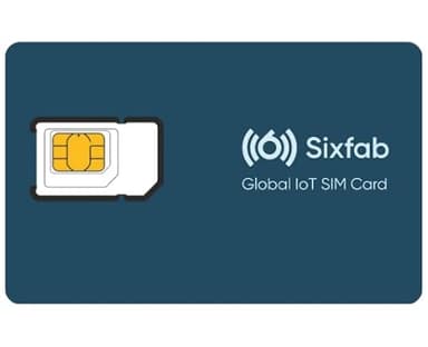 Sixfab IoT SIM Card | $10 Free Credit | Global Coverage | Pay-As-You-Go | Optional Data Packages | 4G/LTE & LTE-M (CAT-M1)
