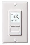 Honeywell Home RPLS740B ECONOswitch 7-Day Solar Programmable Switch, Lights and Motors, Indoor and Outdoor, Energy Saving White