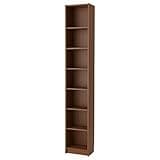 Ikea BILLY bookcase, 40x28x237 cm, brown ash veneer