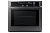 SAMSUNG 30" Smart Single Wall Oven, Black Stainless Steel, NV51T5511SG/AA