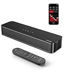 ULTIMEA 2.1ch Mini Sound Bar for TV, Built-in Subwoofer, APP Control, Peak Power 120W, All-in-one PC Sound bar for Game, Bluetooth 5.3 TV Sound Bar Speakers, Opt/AUX/Wall Mount, Solo B30 Pro