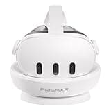 PRISMXR Charging Dock Compatible with Meta Quest 3 Accessories Fast Charging Station for Oculus Quest 3 and Controllers with 2 Rechargeable Batteries (Carina D1)