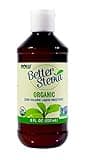 NOW FOODS ORGANIC BETTER STEVIA, 8 OUNCE, 2-PACK