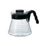 Hario V60 Glass Coffee Server, 700ml, Black