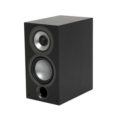 ELAC Uni-Fi 2.0 UB52 Bookshelf Speakers (Pair), Black (UB52-BK)