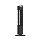 Emerson FAT2835 Tower 60 Degree Oscillating Fan, 3 Speed Settings with Manual Knob, and Convenient Carry Handle, Black