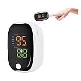 Non Invasive LED Glucose Meter,2025 Upgraded Blood for Oxygen Monitor,Blood sugar monitor,Non-Invasive for Oxygen Monitoring Device (1*white)