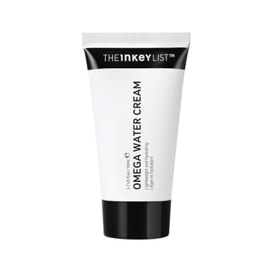 The INKEY List Omega Water Cream 1.69 fl oz/50ml, Oil-Free Face Moisturiser, Lightweight Gel, Vegan Friendly Skincare, Suitable For Blemish Prone Skin