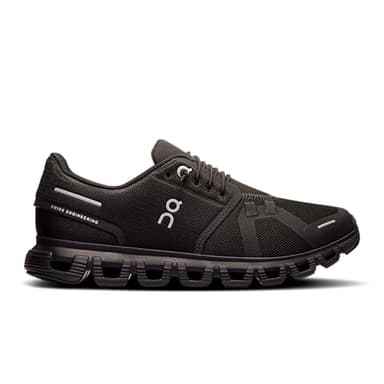 On Womens, Cloud 6 Black/Black 8 Medium