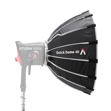 Aputure Quick Dome 60 Circular Bowens Mount 24" Softbox with Quick Release Design, Diffusion, Light Control Grid, & Carrying Bag