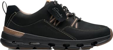 Clarks - Womens Naturex Tie Wp Shoes, Color Black Comb, Size: 5.5 M US