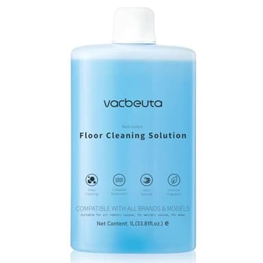 Cleaner Solution for Roborock Cleaning Solution Residue & Streak Free, Compatible with Roborock Robot Vacuum with Mopping and Wet & Dry Floor Cleaner Solution Pet Safe for Hardwood 1L, 33.8 Fl. OZ