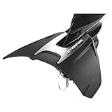 Stingray Hydrofoil - Starfire Hydrofoils for 40-300 hp Boats (Black) - No-Drill Engine Stabilizer Fins for Outboard/Outdrive Motors - Made in the USA