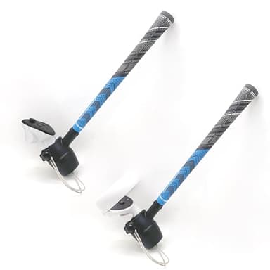 LM sports VR Golf Club Attachment Compatible with Meta Quest 3S/ Quest 3/ Oculus Quest 2 Controller, Non-Slip VR Golf Handle Grip