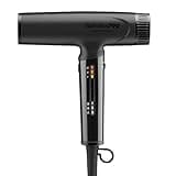 BaBylissPRO Nano Titanium Professional Nano Light Ionic Dual-Voltage Lightweight Hair Dryer in Black, Portable Travel Professional Styling Tool with Diffuser, Blow Dryer Set for All Hair Types